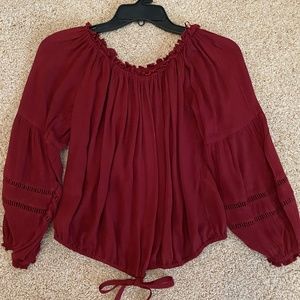 Hollister Red Cotton Top